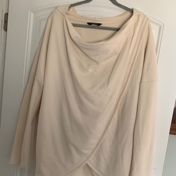 Lauren Ralph Lauren Draped and Hooded LS Cover-up - Picture 1 of 10